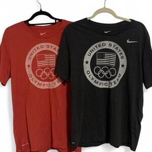 bundle of two The Nike Tee Dri-Fit United States Olympics Size Large